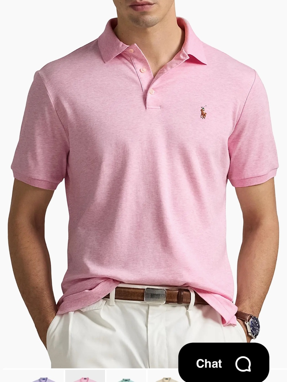 NWOT Polo Ralph Lauren cotton slim fit polo